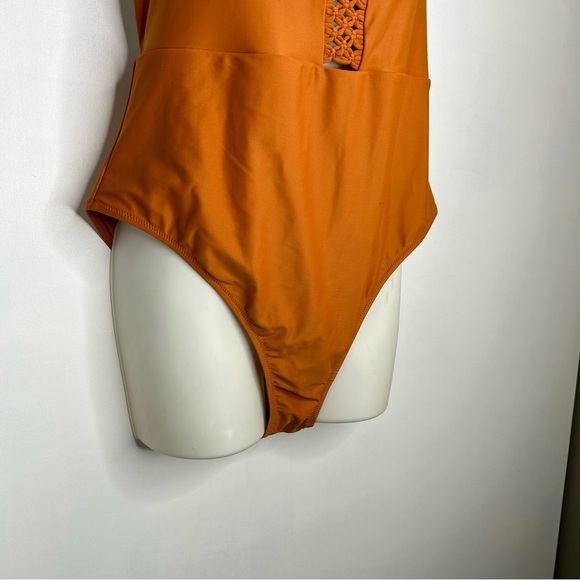Aerie swim. Burnt Umber One piece. NWT - Picture 7 of 9
